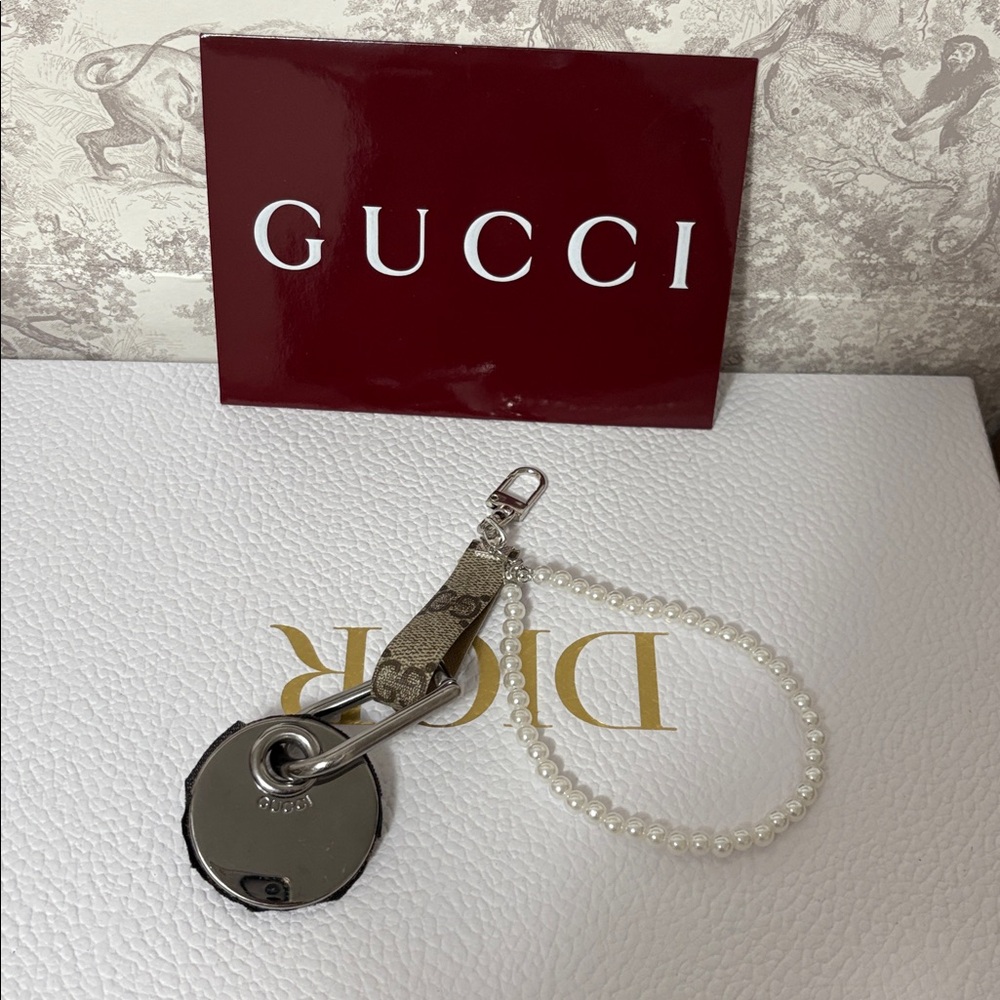 Gucci Keychain/Bag Charm - Upcycled